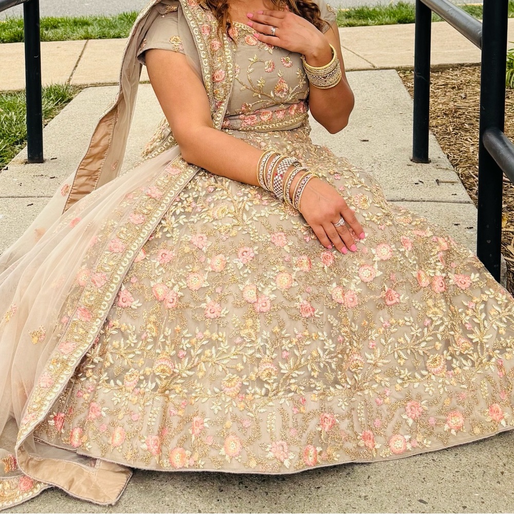 Embroidered Floral Lehenga Choli